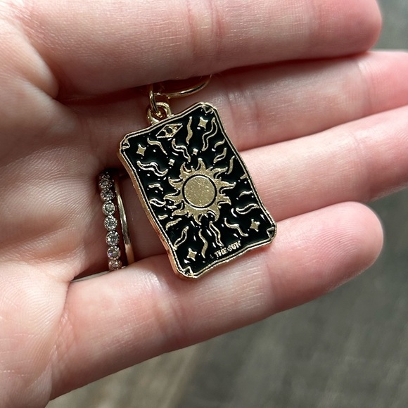 NWOT Tarot Card Keychain The Sun - Picture 1 of 4